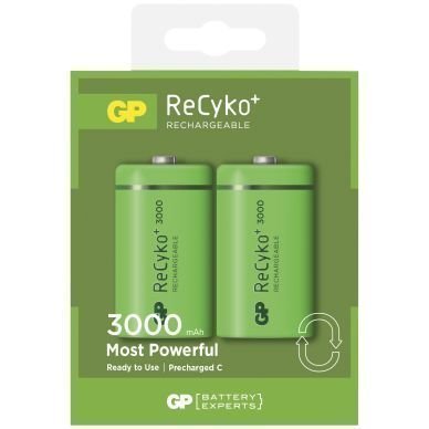 GP BATTERIES GP Recyko 3 000 mAh C/R14 2:n pakkaus