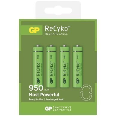 GP BATTERIES GP Recyko 950 mAh AAA/LR03 4:n pakkaus