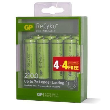 GP BATTERIES GP Recyko LR6/AA 2000mAh 8-p