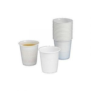 Generic Plastic Cup White 21cl 100pcs/fp 20-pack