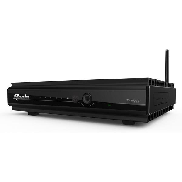 Giada miniPC F100 Atom N455 2GB DDR3 320GB Wifi-n BT musta