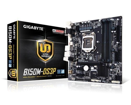 Gigabyte Ga-b150m-ds3p Lga1151 Socket Mikro Atx