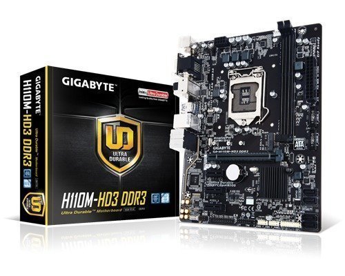 Gigabyte Ga-h110m-hd3 Ddr3 Lga1151 Socket Mikro Atx