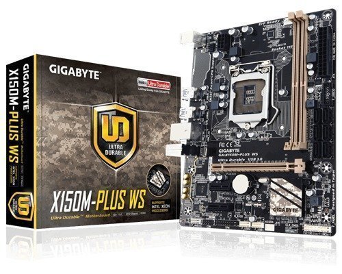 Gigabyte Gigabyte Ga-x150m-plus Ws C232 S-1151 M-atx Lga1151 Socket Mikro Atx