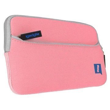 Google Nexus 7 2 iGadgitz Etutaskullinen Neopreenikotelo Pinkki