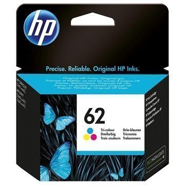 HP 62 Mustepatruuna Officejet 5740 Envy 5640 Envy 7640 3 Väriä