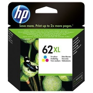 HP 62XL Mustepatruuna Officejet 5740 Envy 5640 Envy 7640 3 Väriä