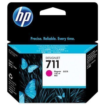 HP 711 Mustepatruuna CZ131A Magenta