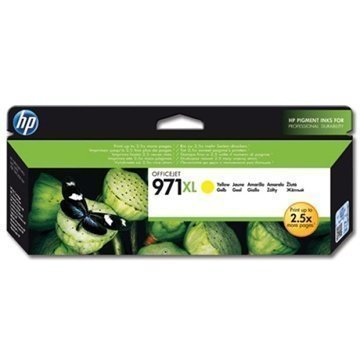 HP 971XL Mustepatruuna OfficeJet Pro X451 Keltainen