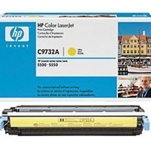 HP C9732A Toner Color Laserjet 5500 5550 Yellow