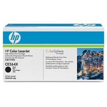 HP CE264X Toner Color Laserjet CM 4540 MFP Black