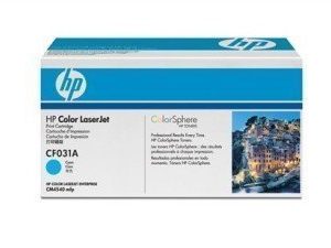 HP CF031A Toner Color Laserjet CM 4540 MFP Cyan