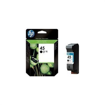 HP DESKJET 750C 755CM NR. 45 Inkjet Cartridge 51645AE#301 Black