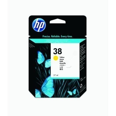 HP HP 38 keltainen pigmentti alkuperäinen 840 sivua