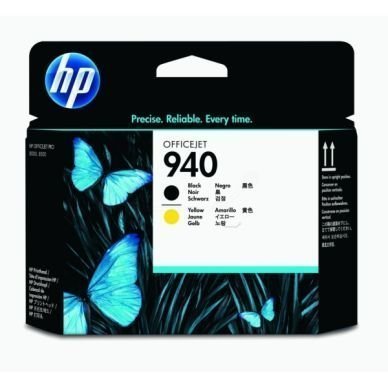 HP Musta ja keltainen HP 940 Officejet -tulostuspää