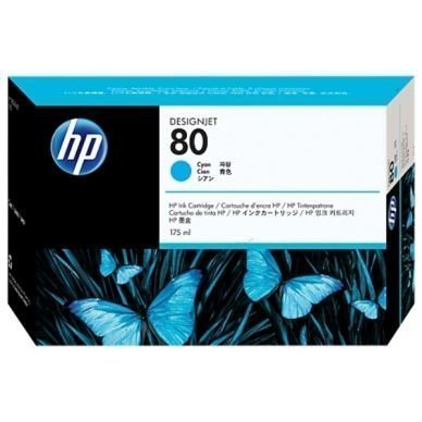 HP Mustepatruuna cyan Nro 80 175ml