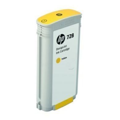 HP Mustepatruuna keltainen HP 728 130 ml