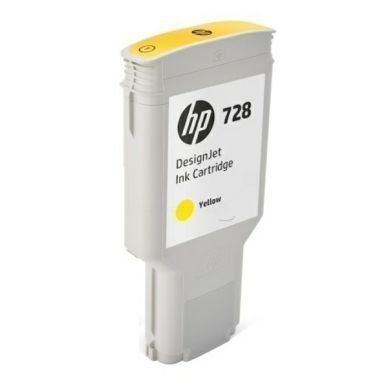 HP Mustepatruuna keltainen HP 728 300 ml