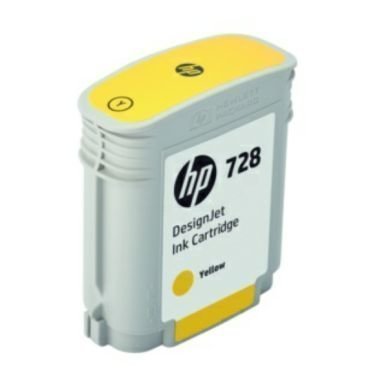HP Mustepatruuna keltainen HP 728 40 ml
