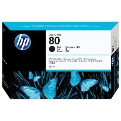 HP Mustepatruuna musta Nro 80 350ml