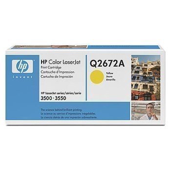 HP Q2672A Toner Color Laserjet 3500 3550 Yellow