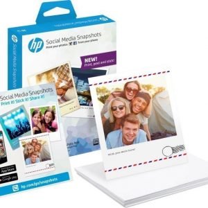 HP Social Media Snapshots 25 sheets 10x13cm