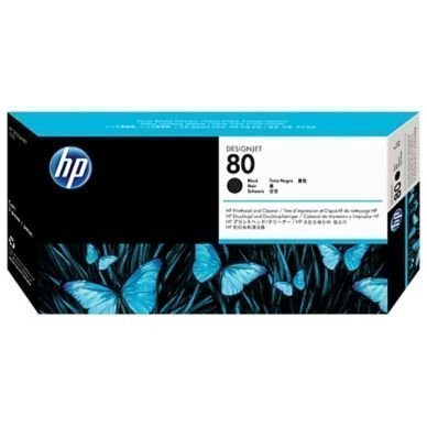 HP Tulostinpää (sis puhdistajan) musta no 80