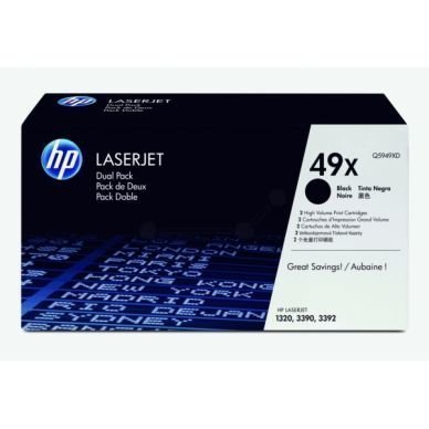 HP Värikasetti musta 2-pakkaus 2x 6.000 sivua