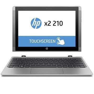 HP x2 210 Tabletti-Tietokone Irrotettavalla Näytöllä 64 Gt Hopea