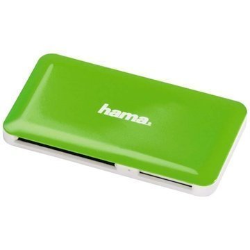 Hama 00114840 Slim Monikortinlukija Vihreä