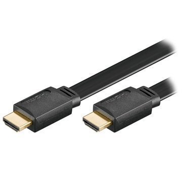 High Speed HDMI / HDMI Litteä Kaapeli 2m