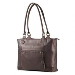 Hp Ladies Brown Leather Tote 15.6tuuma Nahka Ruskea