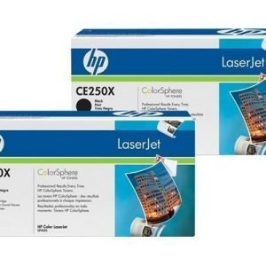 Hp Värikasetti Musta 10k Cp3525 2-pack