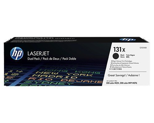 Hp Värikasetti Musta 131x 2-pack