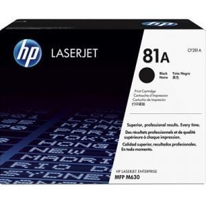 Hp Värikasetti Musta 81a 10