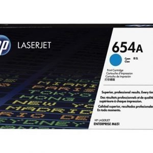 Hp Värikasetti Syaani 654a 15k M651