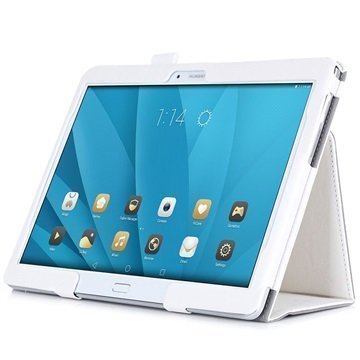 Huawei MediaPad M2 10.0 Folio Suojakotelo Valkoinen