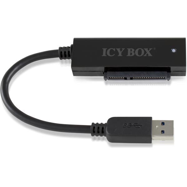 ICY BOX USB3.0 - SATA/SSD 2 5 sovitinkaapeli muk. säilytyskotelo mu"