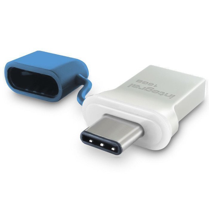 INTEGRAL 16 Gt Tyyppi-C USB ja Tyyppi-A USB 3.0 Muistitikku -