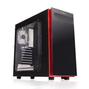 In Win 703 Atx Case Black Musta Punainen