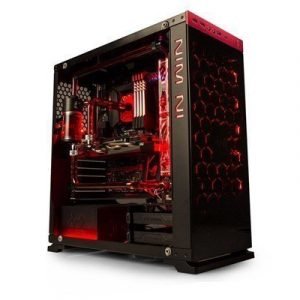 In Win 805c Iear Atx Case Red Musta Punainen