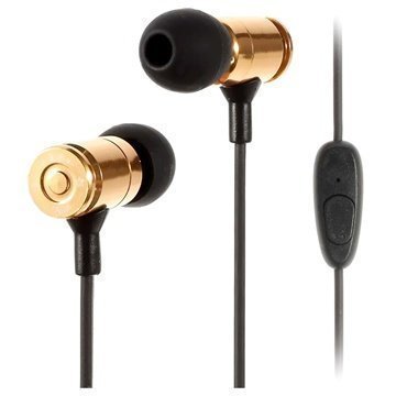 JBMMJ MJ007 In-ear Stereokuulokemikrofoni Kulta / Musta