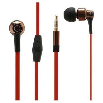 JBMMJ MJ8600 In-Ear Stereokuulokkeet Punainen / Kahvi