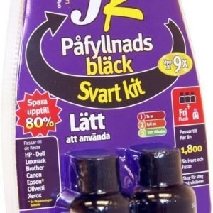 JR Inkjet refill musta 90ml