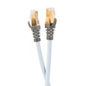 Jenving Supra Patch Cable Cat 8 Jäänsininen 1m