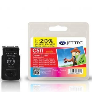 Jet Tec Cl511 Colour Mustekasetti