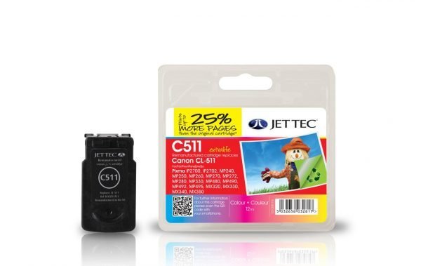 Jet Tec Cl511 Colour Mustekasetti