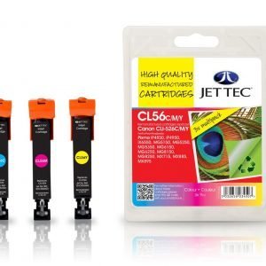 Jet Tec Cli-526 3-Väri Mustekasetti 3 X 9 Ml