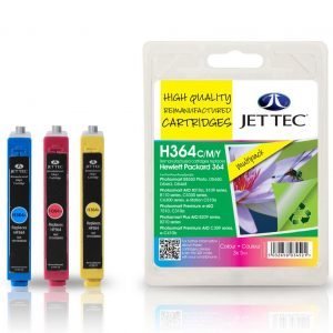 Jet Tec Hp364 Cmy Multipack Mustekasetti 3 X 5 Ml