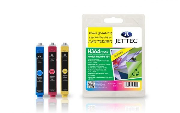 Jet Tec Hp364 Cmy Multipack Mustekasetti 3 X 5 Ml